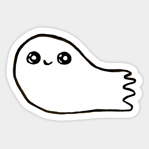 Speedy Ghost Sticker by JasmineRule